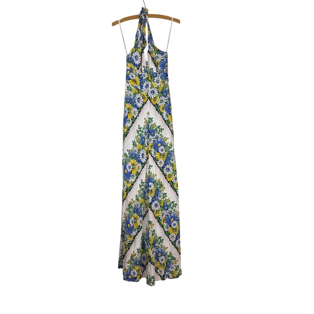 Anthropologie Soraya Floral Halter Maxi Dress 0